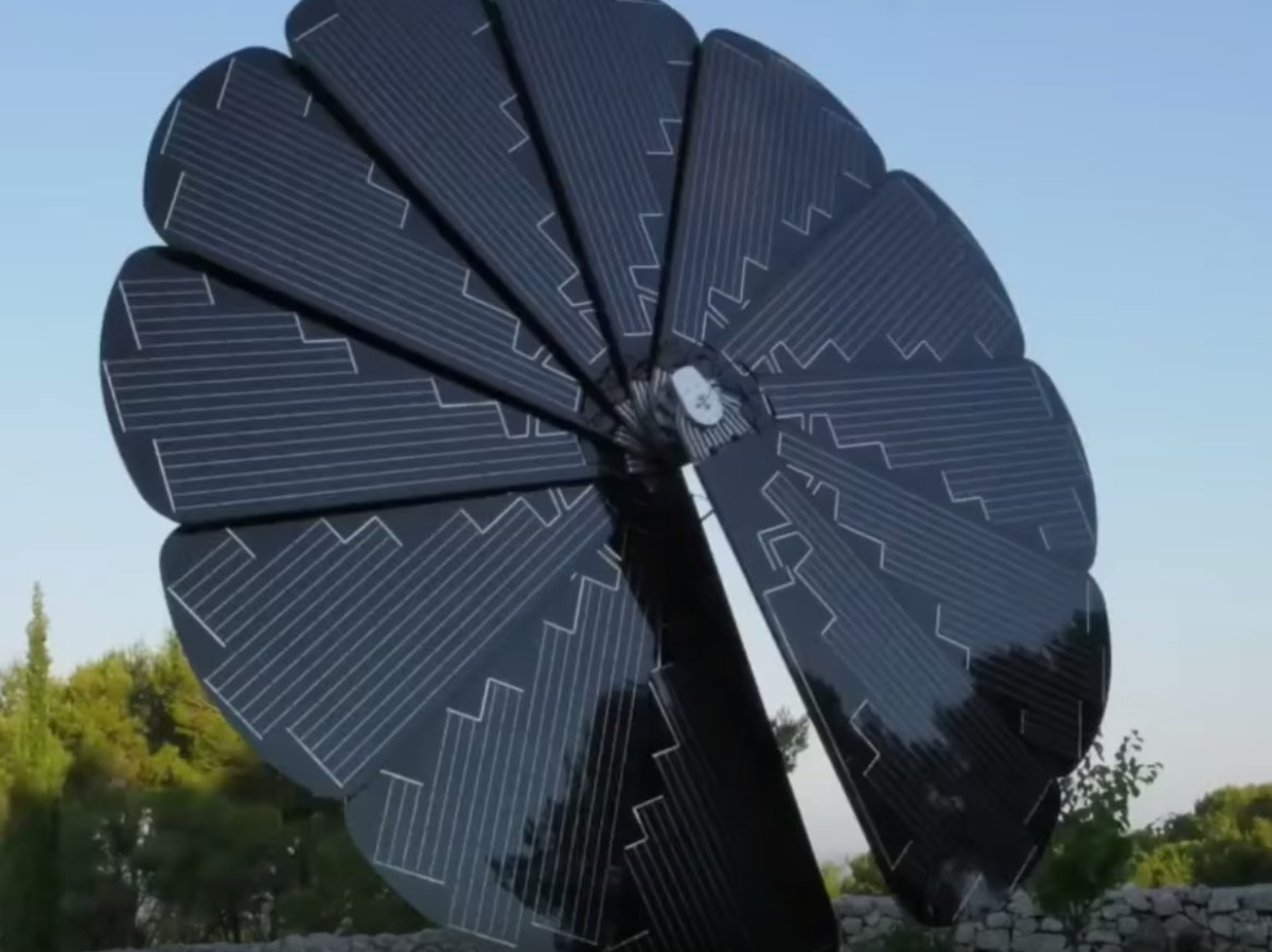 「向日葵」自轉太陽能版 追日採光發電增40%