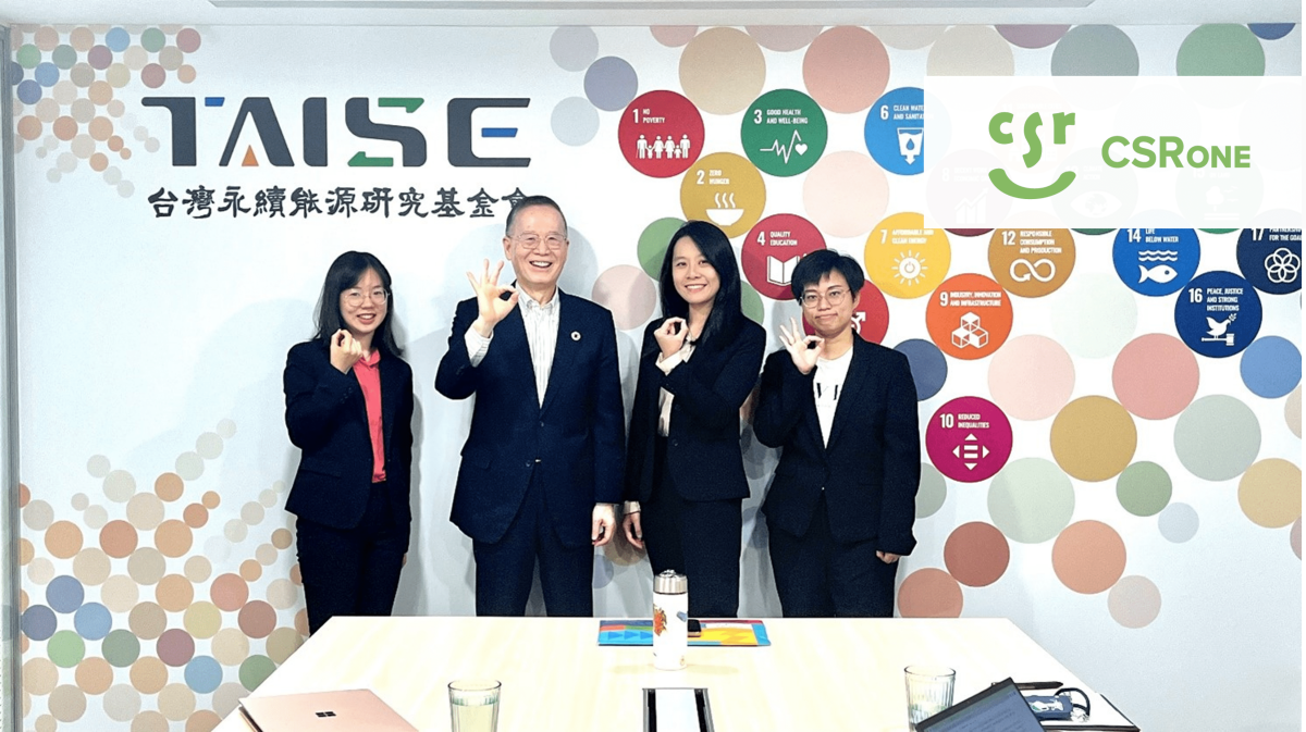 從負重前行，到眾志成城做永續：CSRone永續智庫專訪台灣永續能源研究基金會簡又新大使