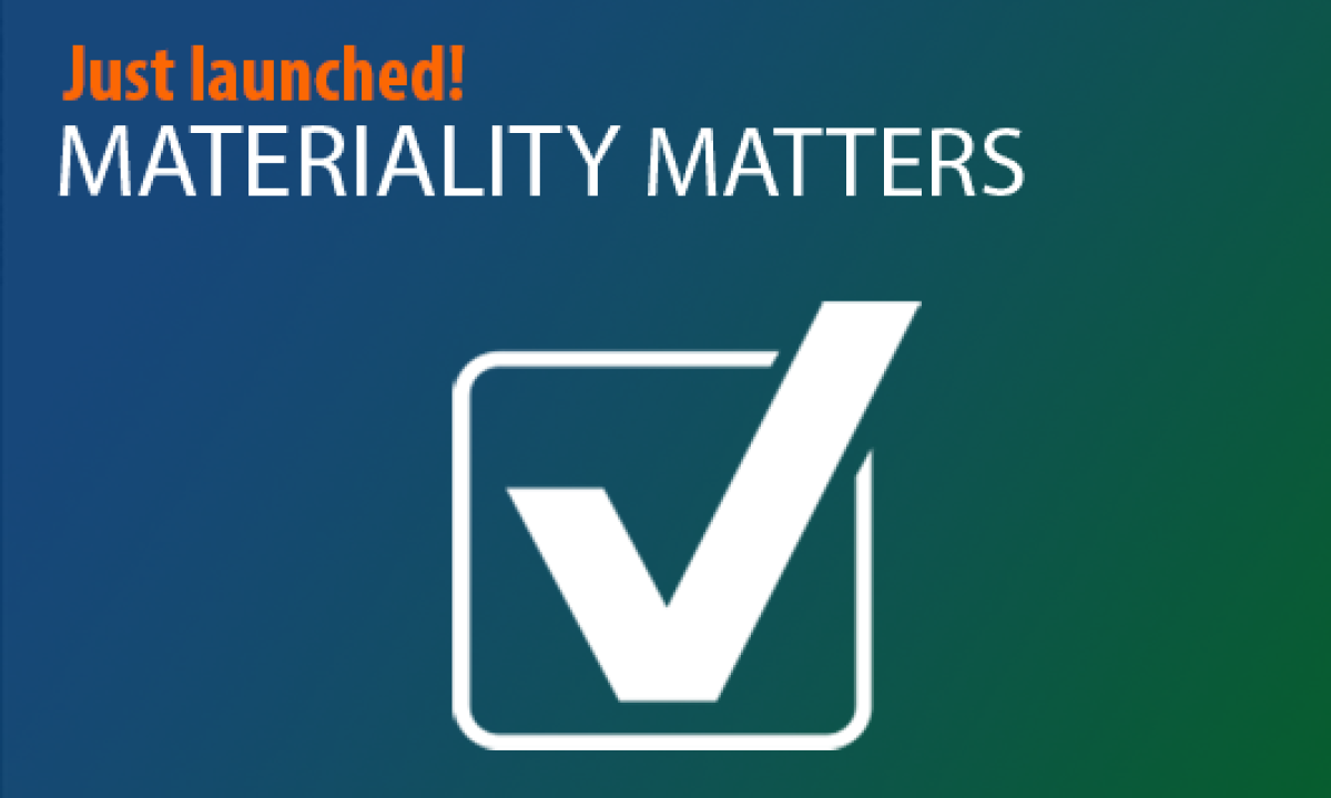 全球永續性報告協會(GRI)推出新實質性鑑定服務：Materiality Matters Check