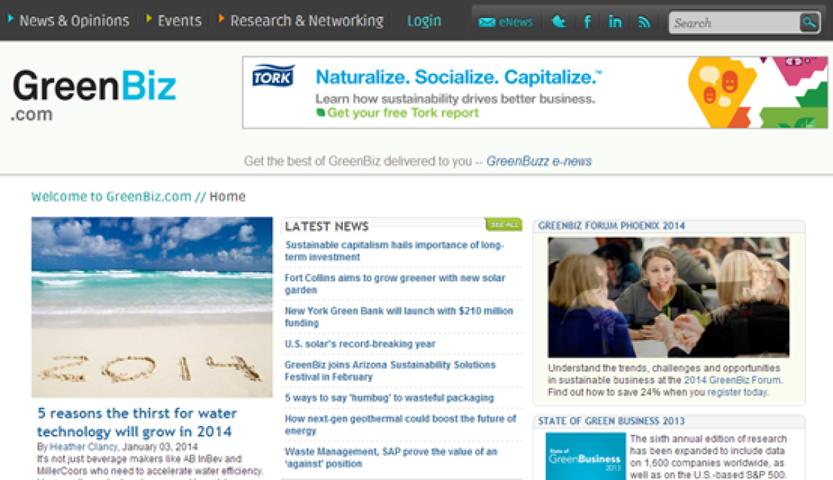 CSR精選網站：GreenBiz