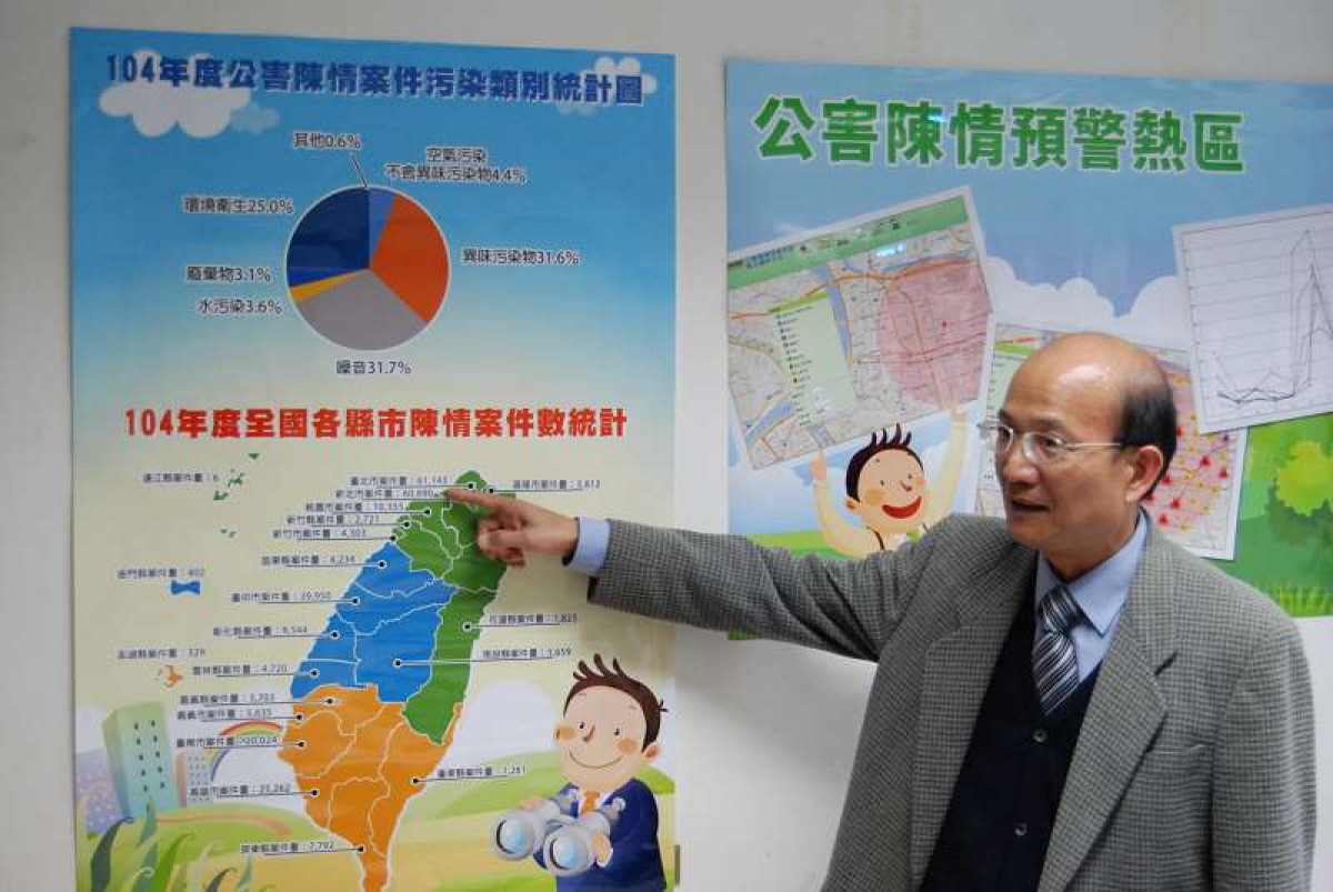國人一年陳情27萬件公害污染  噪音、異味居榜首