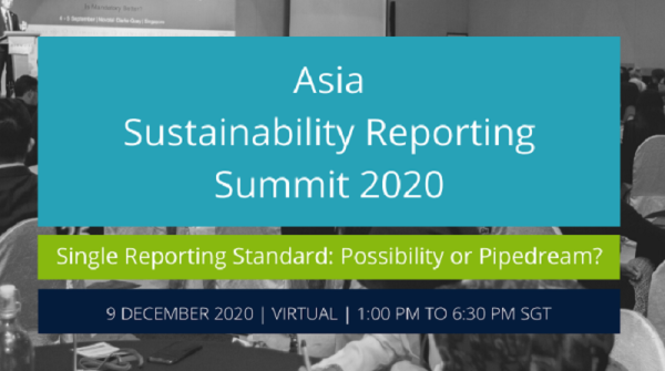 【2020 亞洲永續報告高峰會】 Asia Sustainability Reporting Summit 2020
