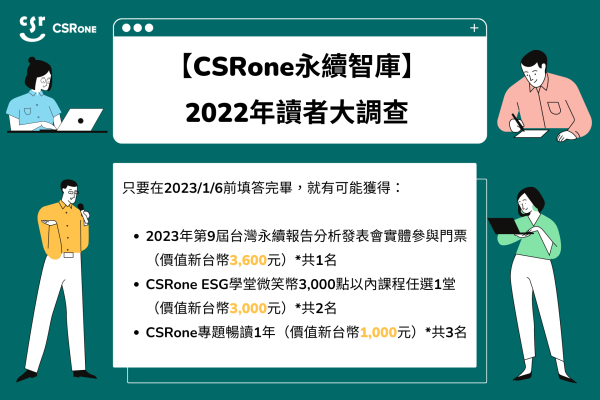 【CSRone永續智庫】2022年讀者大調查