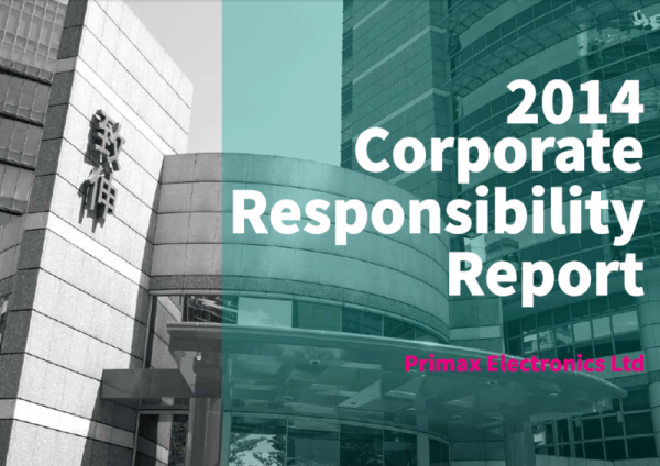 致伸2014企業社會責任報告書